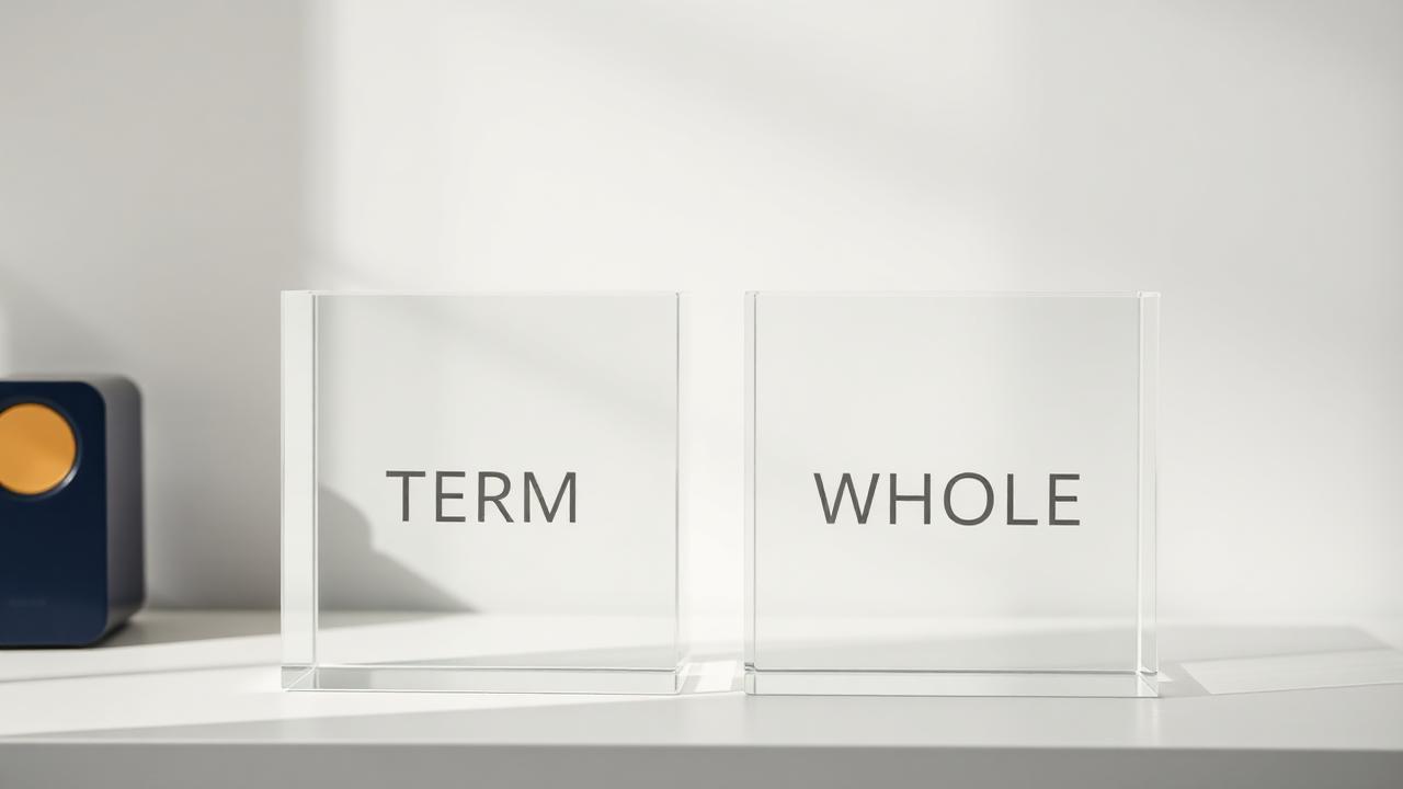 Term vs. Whole Life Insurance: Which One Is Actually Right for You?